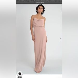 Jenny Yoo Bianca in whipped apricot